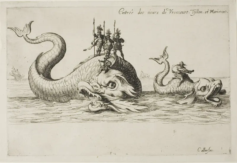 Entry of Mm. de Vroncourt, Tyllon, and Marimont, from The Combat at the Barrier