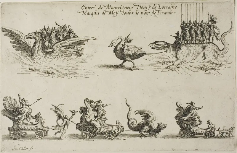 Entry of Monseigneur Henry de Lorraine, Marquis de Moy, under the Name of Pirandre, from The Combat at the Barrier