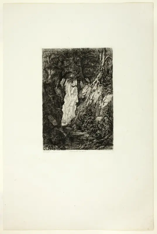 Environs of Metz Wall Art by Charles-André Malardot - High-Resolution Digital Print