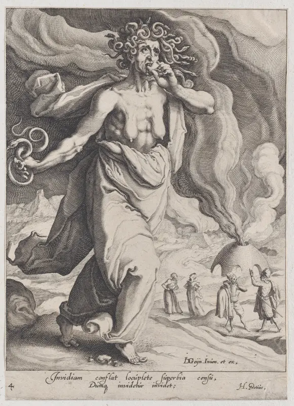 Envy, from "Virtues and Vices" Wall Art by Zacharias Dolendo - High-Resolution Digital Print