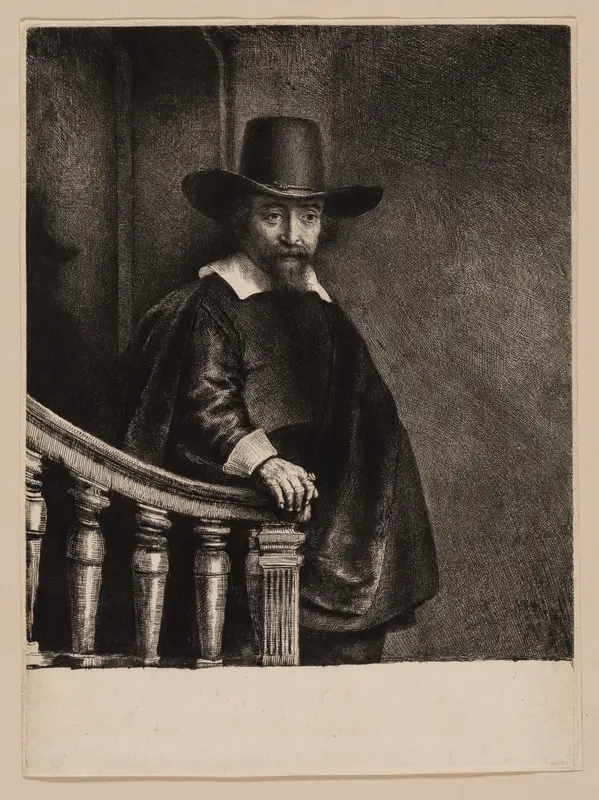 Ephraim Bonus, Jewish Physician Wall Art by Rembrandt van Rijn - High-Resolution Digital Print