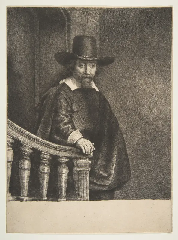 Ephraim Bueno, Jewish Physician Wall Art by Rembrandt (Rembrandt van Rijn) - High-Resolution Digital Print