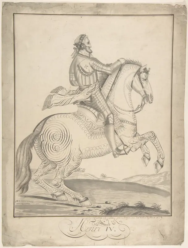 Equestrian Portrait of Henry IV Wall Art by Auvrest - High-Resolution Digital Print