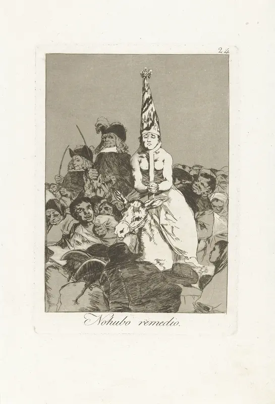 Er is niets aan te doen Wall Art by Francisco de Goya - High-Resolution Digital Print