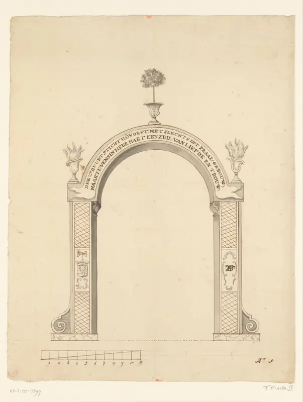Erepoort te Vlissingen, 1766 Wall Art by anonymous - High-Resolution Digital Print