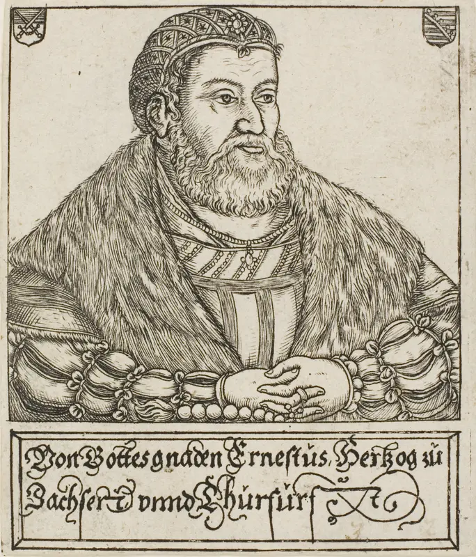 Ernest, from Saxon Dukes and Electors Wall Art by Balthasar Jenichen - High-Resolution Digital Print