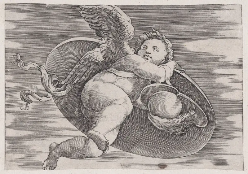 Eros Stealing Man's Shield