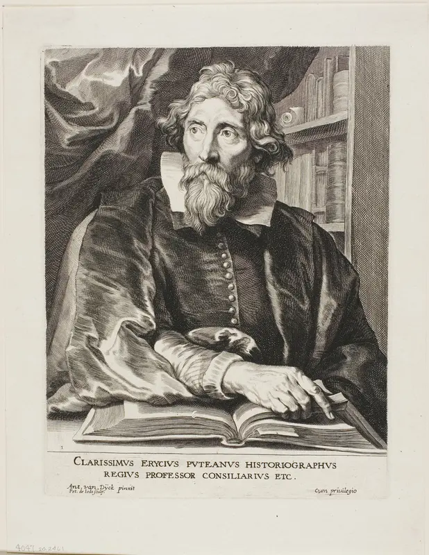 Erycius Puteanus Wall Art by Peeter de Jode, the younger - High-Resolution Digital Print