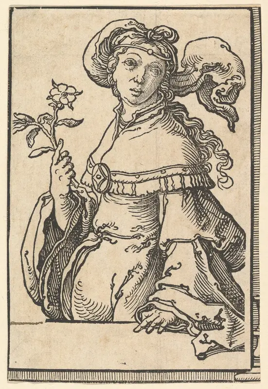 Erythrean Sibyl, from the series of Sibyls Wall Art by Lucas van Leyden - High-Resolution Digital Print