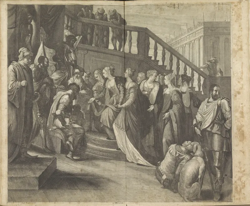 Ester voor Ahasveros Wall Art by David Teniers (II) - High-Resolution Digital Print