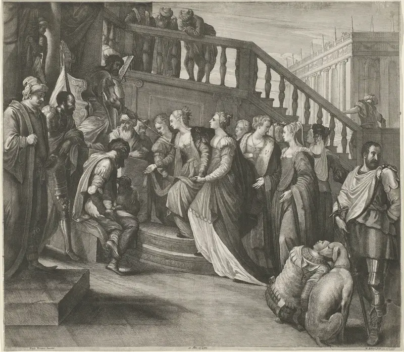 Esther voor Ahasveros Wall Art by Unknown - High-Resolution Digital Print