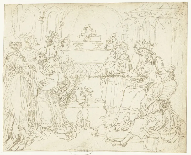 Esther voor Ahasverus Wall Art by Unknown - High-Resolution Digital Print