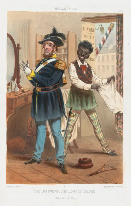 États-Unis d'Amerique 1865 - Offr. de Dragons Wall Art by Draner - High-Resolution Digital Print