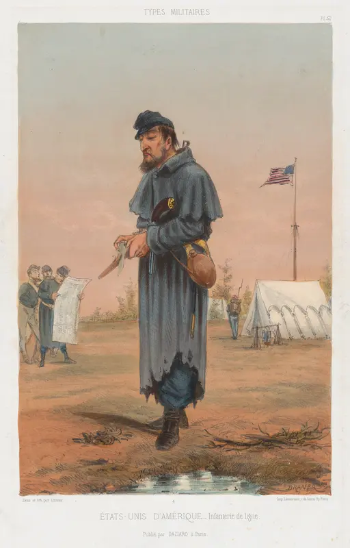 États-Unis d'Amerique - Infanterie de ligne Wall Art by Draner - High-Resolution Digital Print