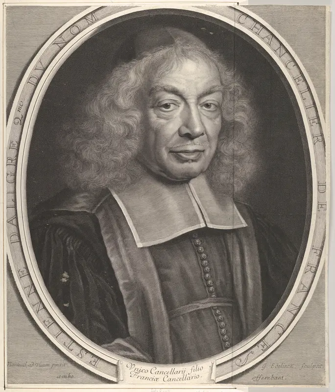 Etienne Dalligre, Chancelier de France Wall Art by Gérard Edelinck - High-Resolution Digital Print