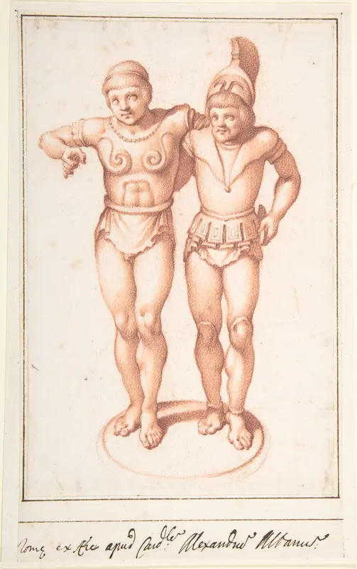 Etruscan Candelabrum Finial (from Cassiano dal Pozzo's 'Paper Museum') Wall Art by Anonymous, Italian, Roman-Bolognese, 17th century - High-Resolution Digital Print