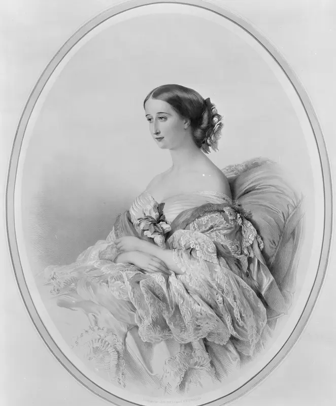 Eugénie, Empress of the French (Eugénie, Impératrice des Français) Wall Art by Léon Alphonse Noël - High-Resolution Digital Print