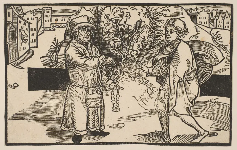 Eunuches, from "The Comedie of Terence", 19th century reprint by Albrecht Dürer - High-Resolution Digital Print