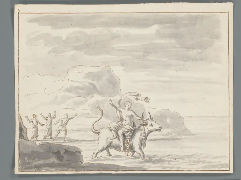 Europa en de stier Wall Art by Matthijs Balen (1684-1766) - High-Resolution Digital Print