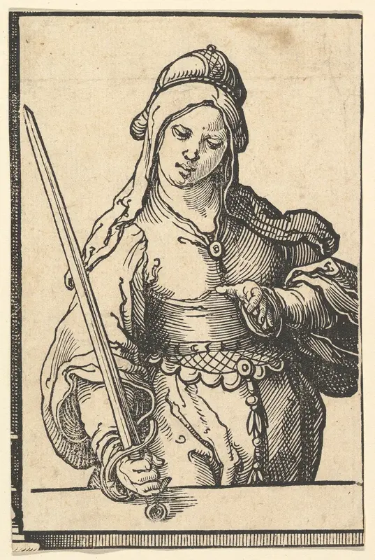 European Sibyl, from the series of Sibyls Wall Art by Lucas van Leyden - High-Resolution Digital Print