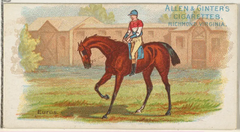 Eurus, from The World's Racers series (N32) for Allen & Ginter Cigarettes Wall Art by Allen & Ginter - High-Resolution Digital Print
