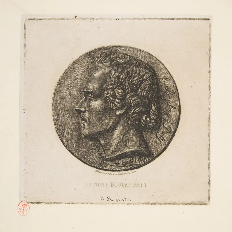Evariste Boulay-Paty Wall Art by Charles Meryon - High-Resolution Digital Print