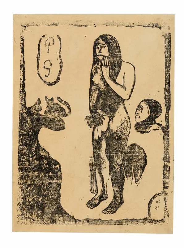 Eve, from the Suite of Late Wood-Block Prints