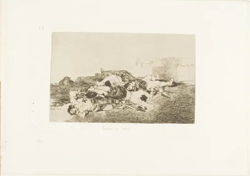 Even Worse, plate 22 from The Disasters of War
