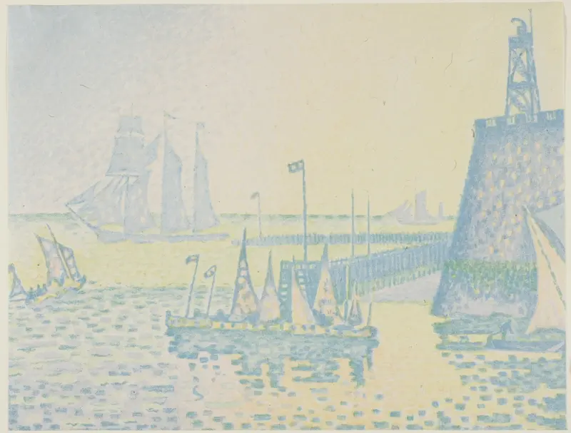 Evening Wall Art by Paul Signac - High-Resolution Digital Print