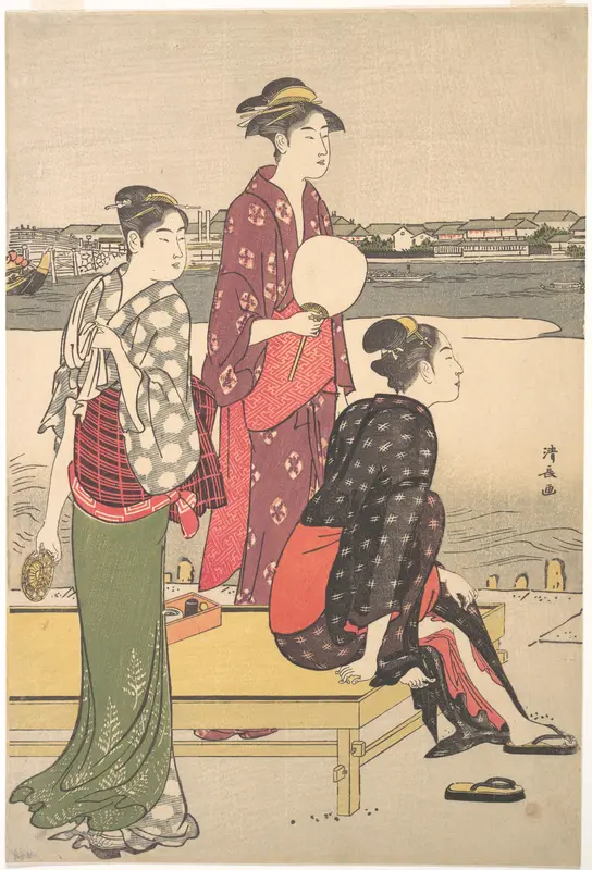 Evening on the Banks of the Sumida River