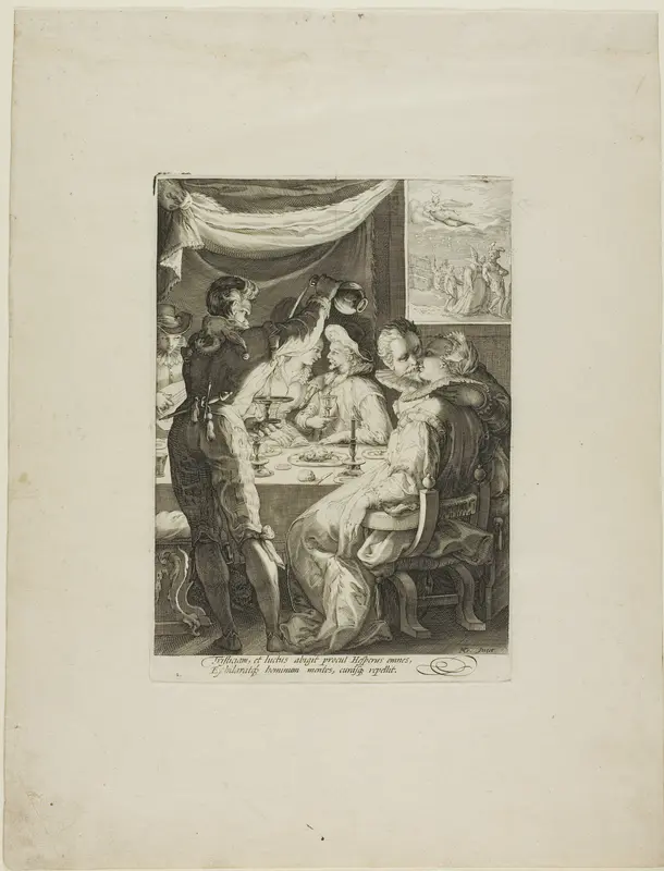 Evening, plate two from Four Times of Day