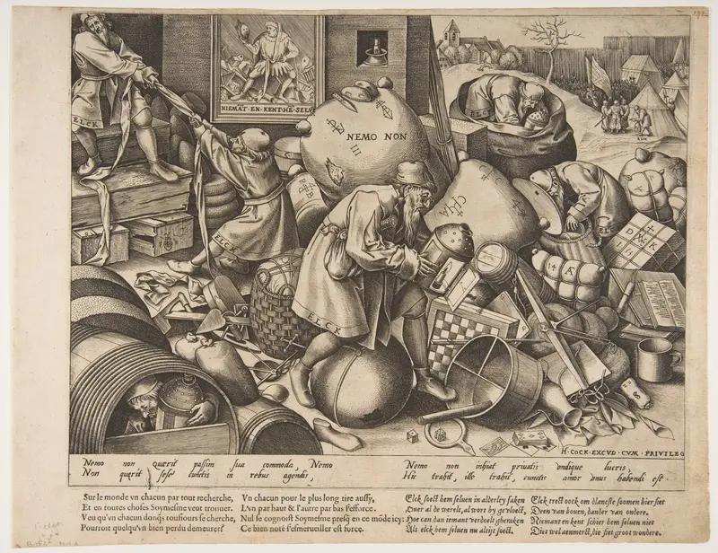 Everyman Wall Art by Pieter Bruegel the Elder - High-Resolution Digital Print