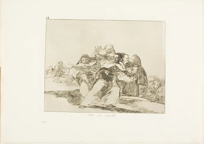 Everything is topsy-turvy, plate 42 from The Disasters of War