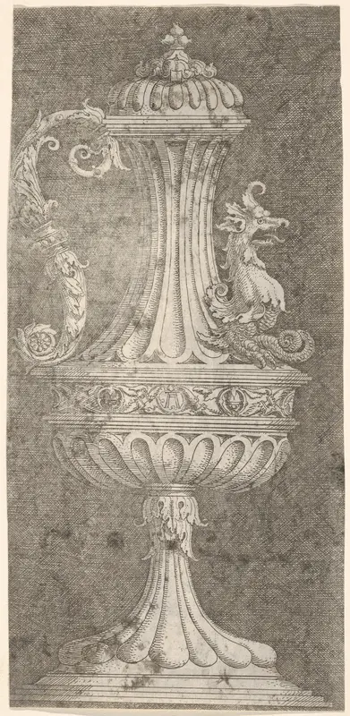 Ewer with a Dragon Wall Art by Albrecht Altdorfer - High-Resolution Digital Print