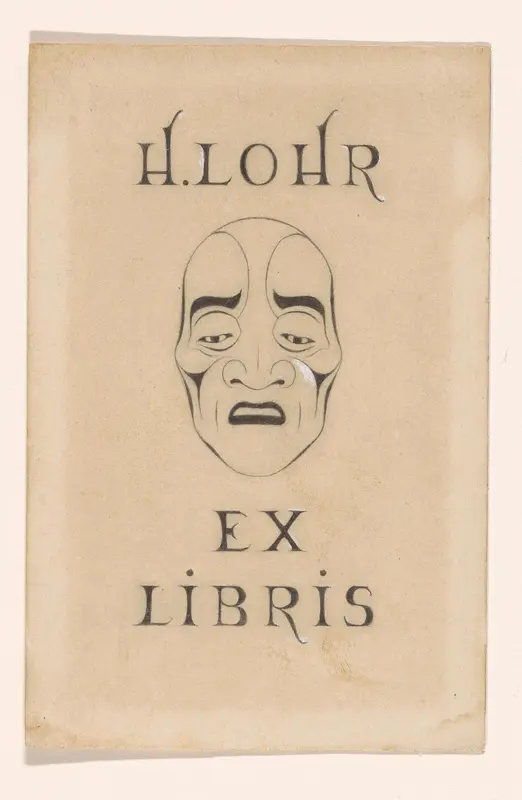 Ex libris H. Lohr Wall Art by Sally Lohr - High-Resolution Digital Print