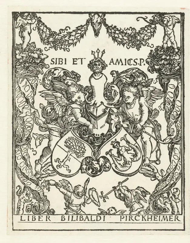 Ex libris Willibald Pirckheimer Wall Art by Albrecht Dürer - High-Resolution Digital Print