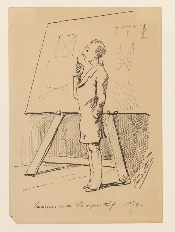 Examen in de Perspectief Wall Art by jonkheer Victor Eugène Louis de Stuers - High-Resolution Digital Print