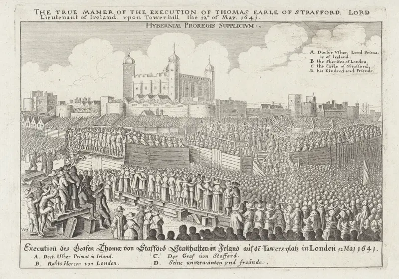Executie van Thomas Wentworth, 1e graaf van Strafford, 1641 Wall Art by Unknown - High-Resolution Digital Print