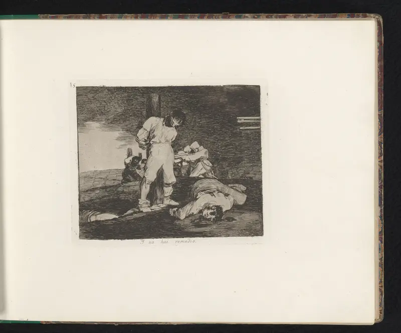 Executies van gevangen die staand aan palen gebonden zijn Wall Art by Francisco de Goya - High-Resolution Digital Print