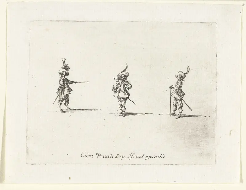 Exercities zonder wapens Wall Art by Jacques Callot - High-Resolution Digital Print