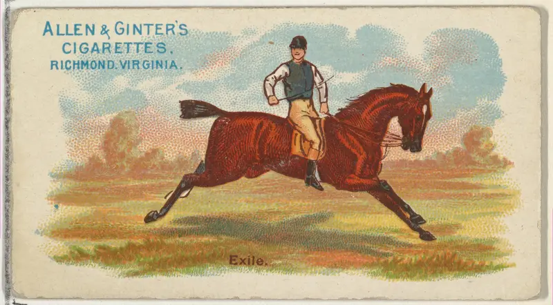 Exile, from The World's Racers series (N32) for Allen & Ginter Cigarettes Wall Art by Allen & Ginter - High-Resolution Digital Print