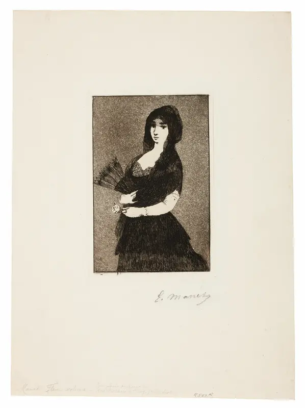 Exotic Flower (Woman in a Mantilla)