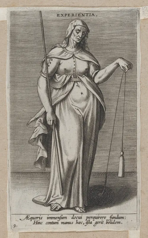 Experientia, from "Proposopographia" Wall Art by Philips Galle - High-Resolution Digital Print