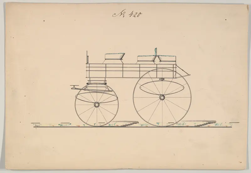 Express Wagon #420 Wall Art by Brewster & Co. - High-Resolution Digital Print