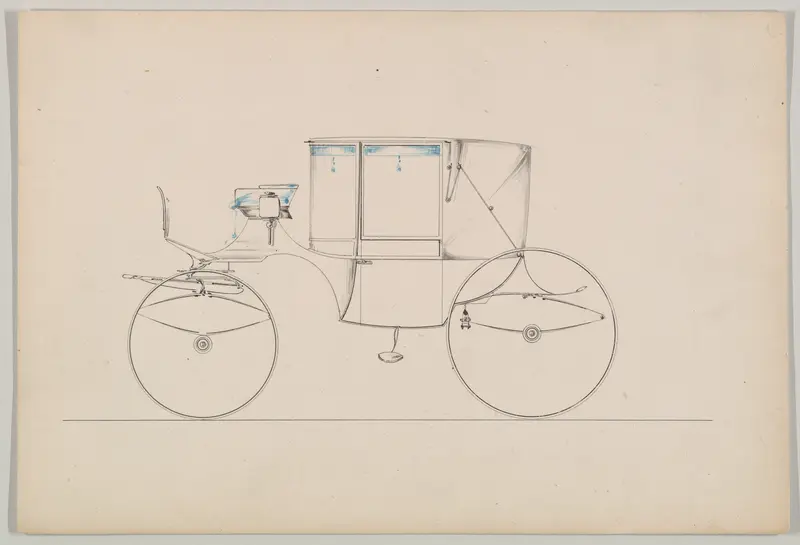 Extended Front Landaulet (unnumbered) Wall Art by Brewster & Co. - High-Resolution Digital Print