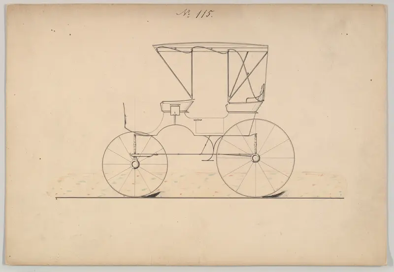 Extension Top Phaeton #115 Wall Art by Brewster & Co. - High-Resolution Digital Print