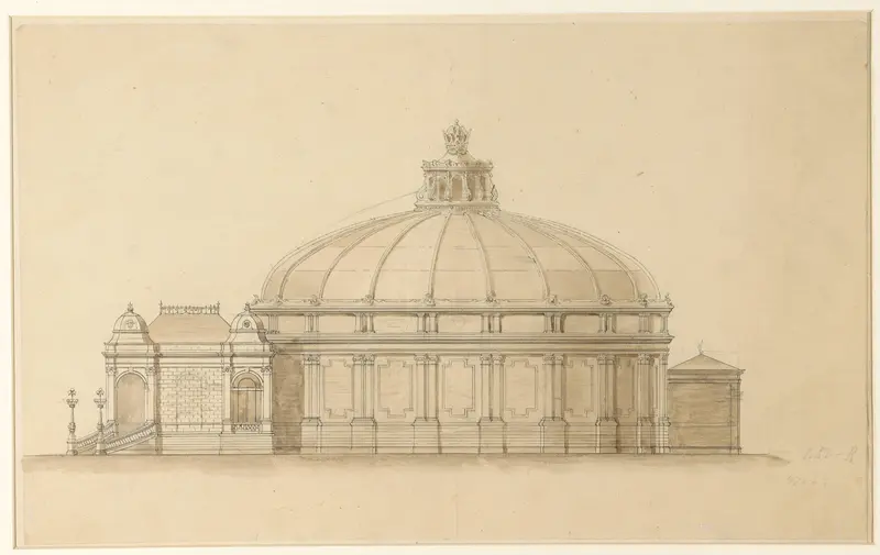 Exterieur van het Panoramagebouw aan de Plantage Middenlaan te Amsterdam Wall Art by Isaac Gosschalk - High-Resolution Digital Print