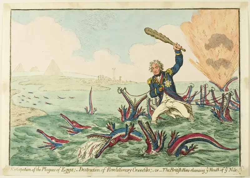 Extirpation of the Plagues of Egypt; Destruction of Revolutionary Crocodiles