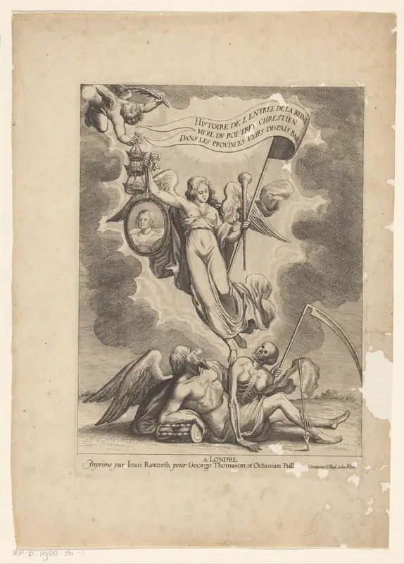 Faam overwint de tijd en de dood Wall Art by Wenceslaus Hollar - High-Resolution Digital Print