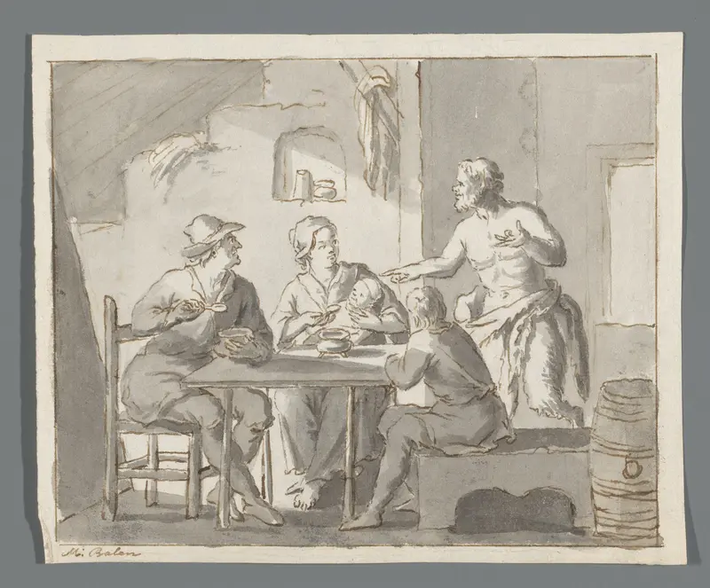 Fabel van de sater en de boer Wall Art by Unknown - High-Resolution Digital Print